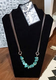 Teal Chunky Necklace